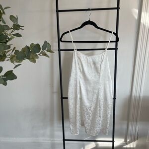 Cute bridal slip dress